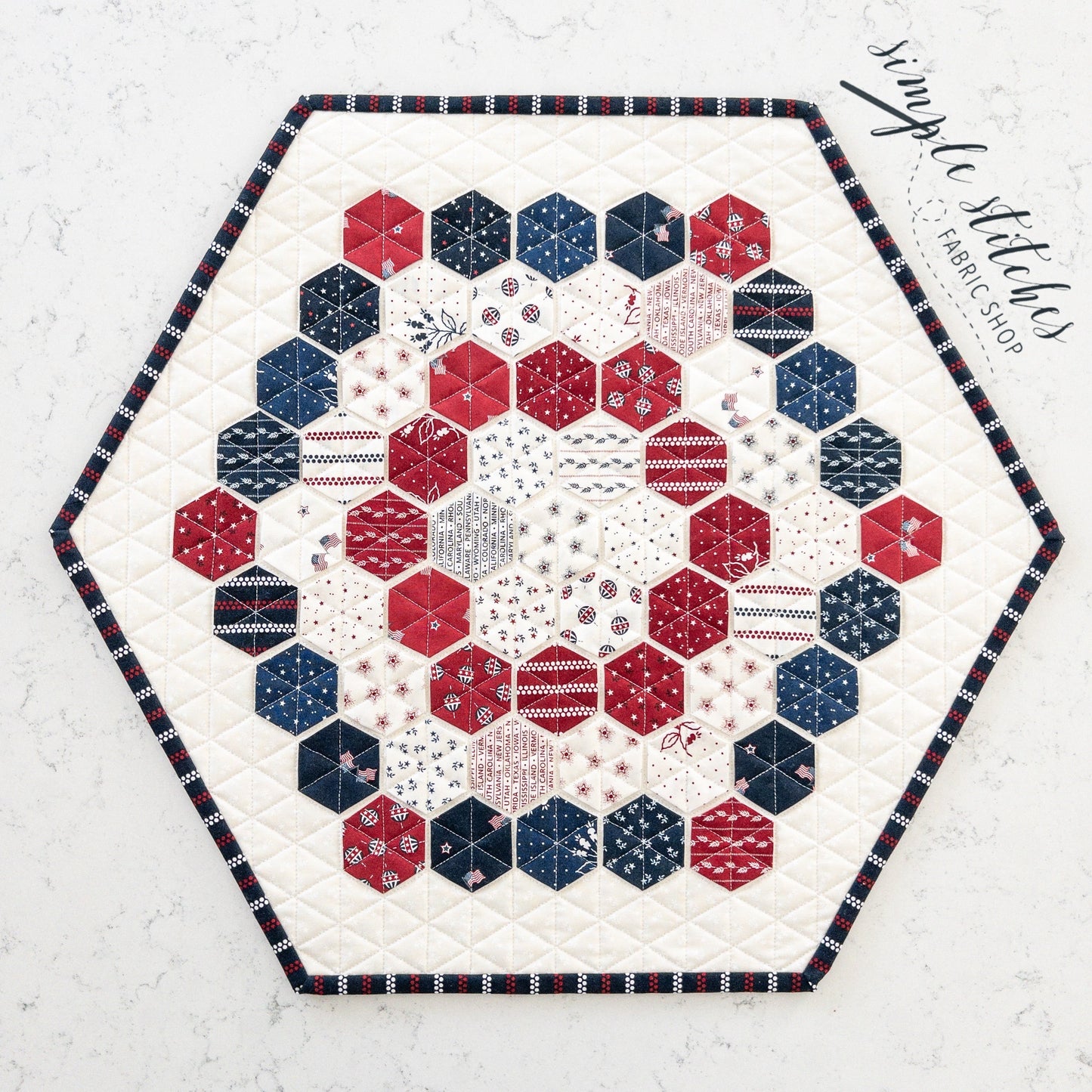 Hexie Topper Pattern