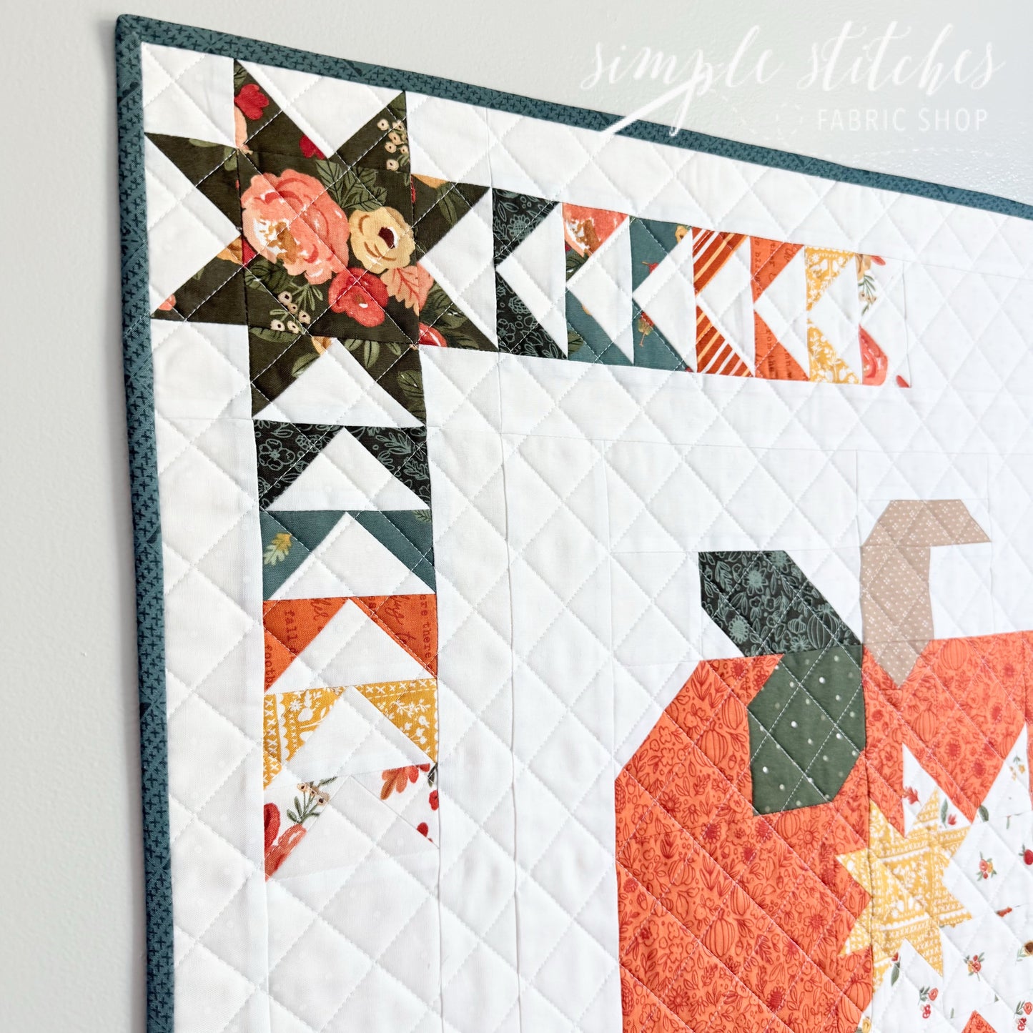 Pumpkin Fade Away Mini Quilt Pattern