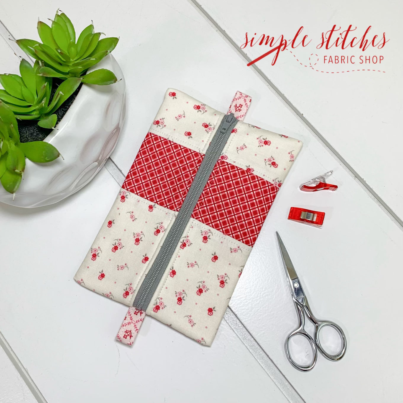 Flat Sack Notions Bag Pattern