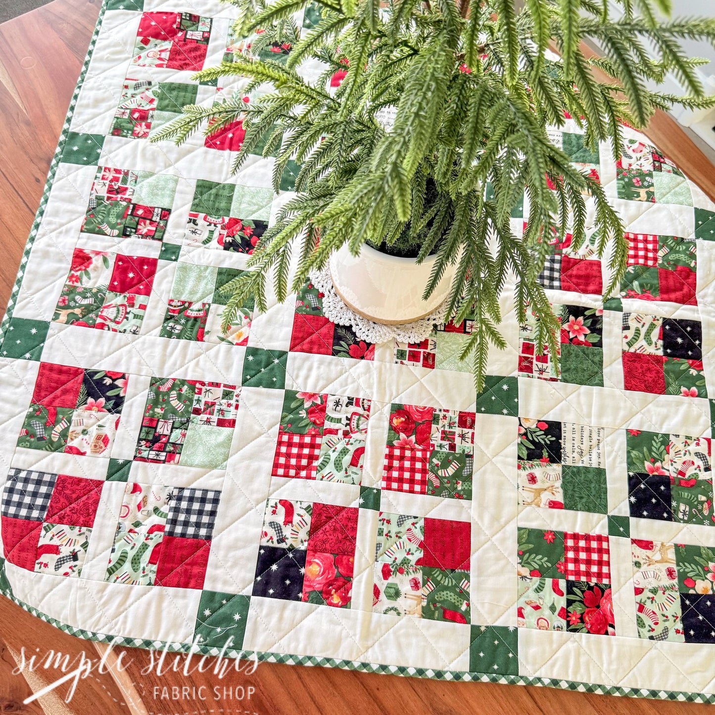 Farmhouse Four Square Quilt Pattern