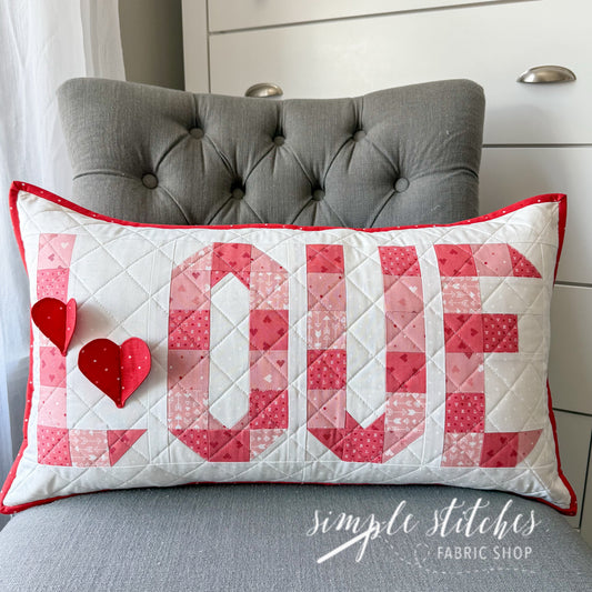 A Love Song Pillow or Mini Pattern