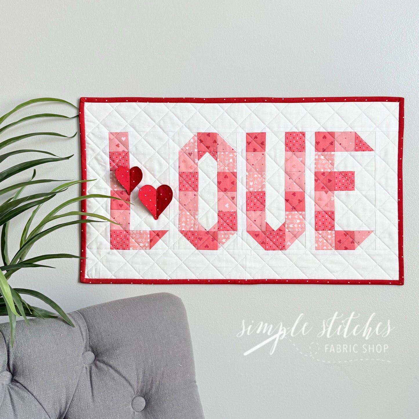 A Love Song Pillow or Mini Pattern