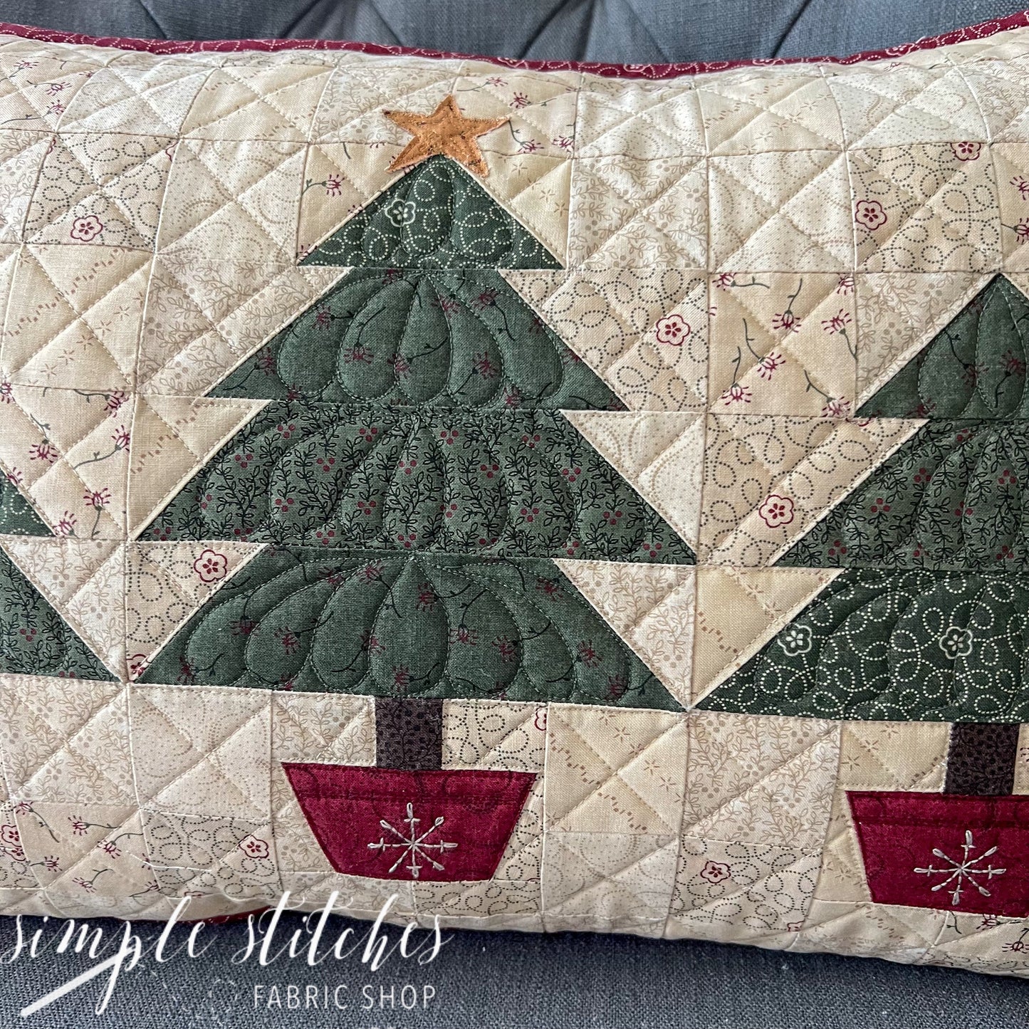 Vintage Tree Farm Pillow Pattern