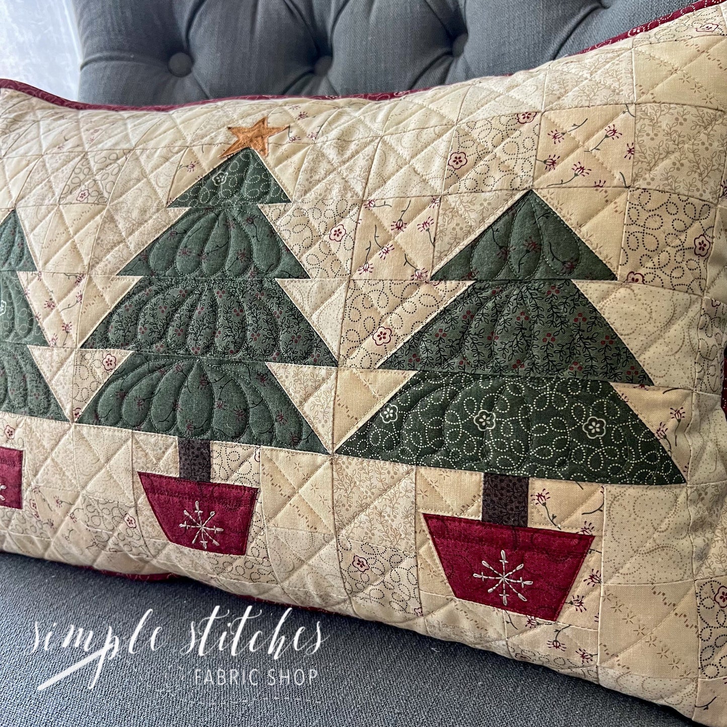 Vintage Tree Farm Pillow Pattern