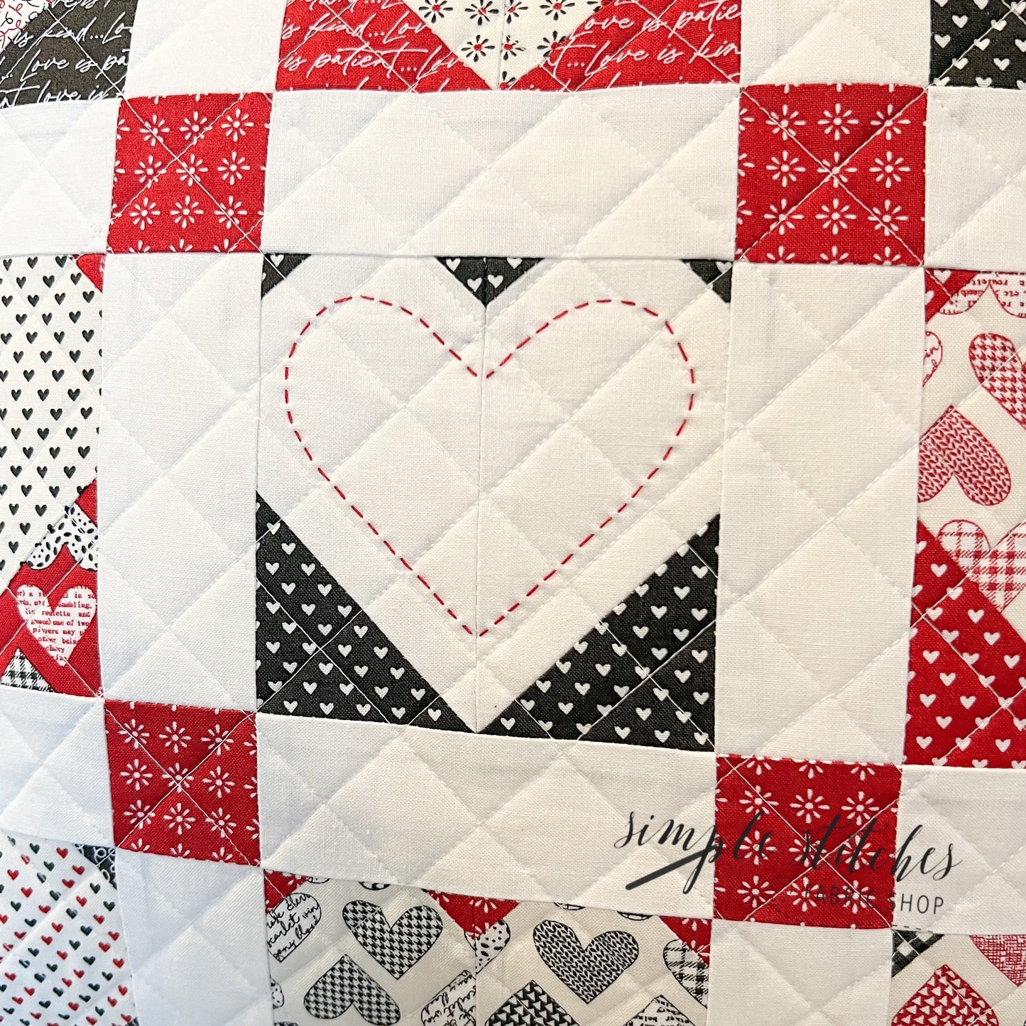 Flirty Hearts Pillow Pattern