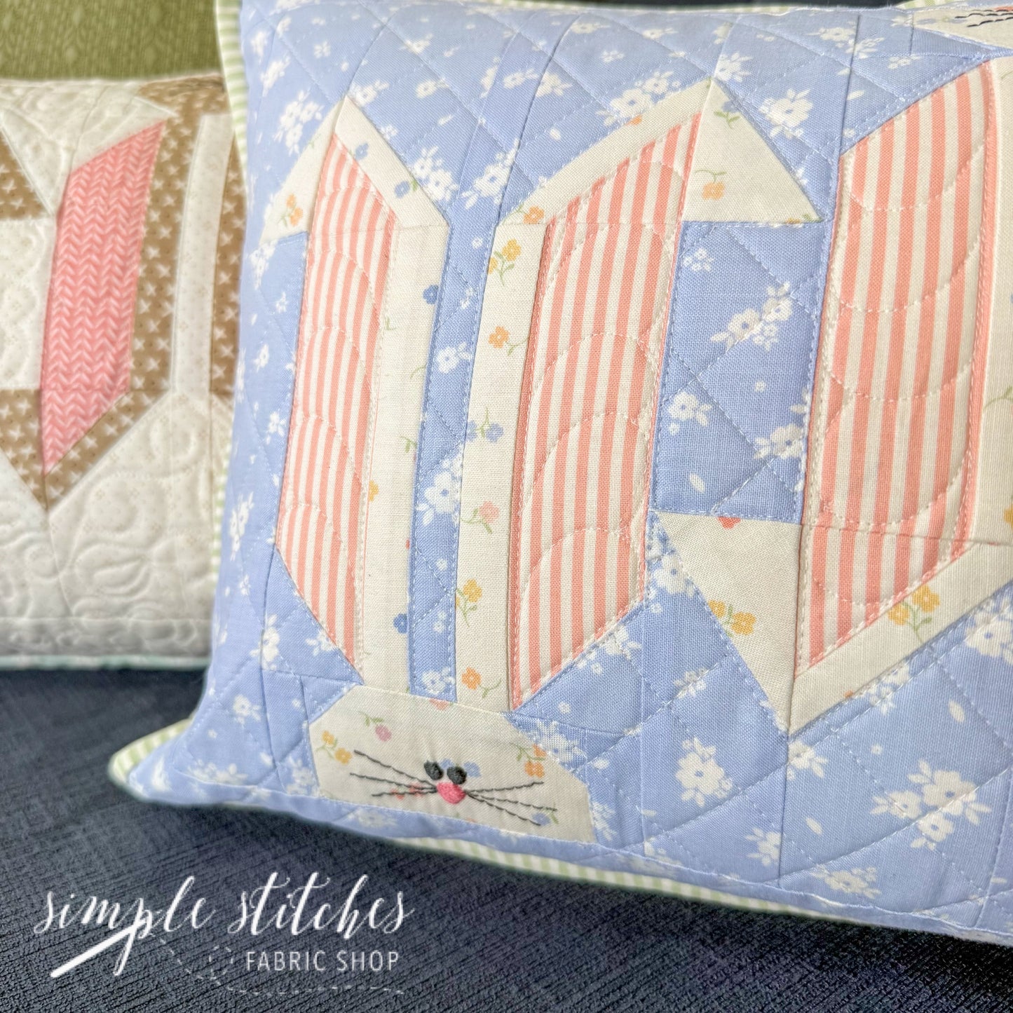 Garden Patch Bunny Pillow Pattern