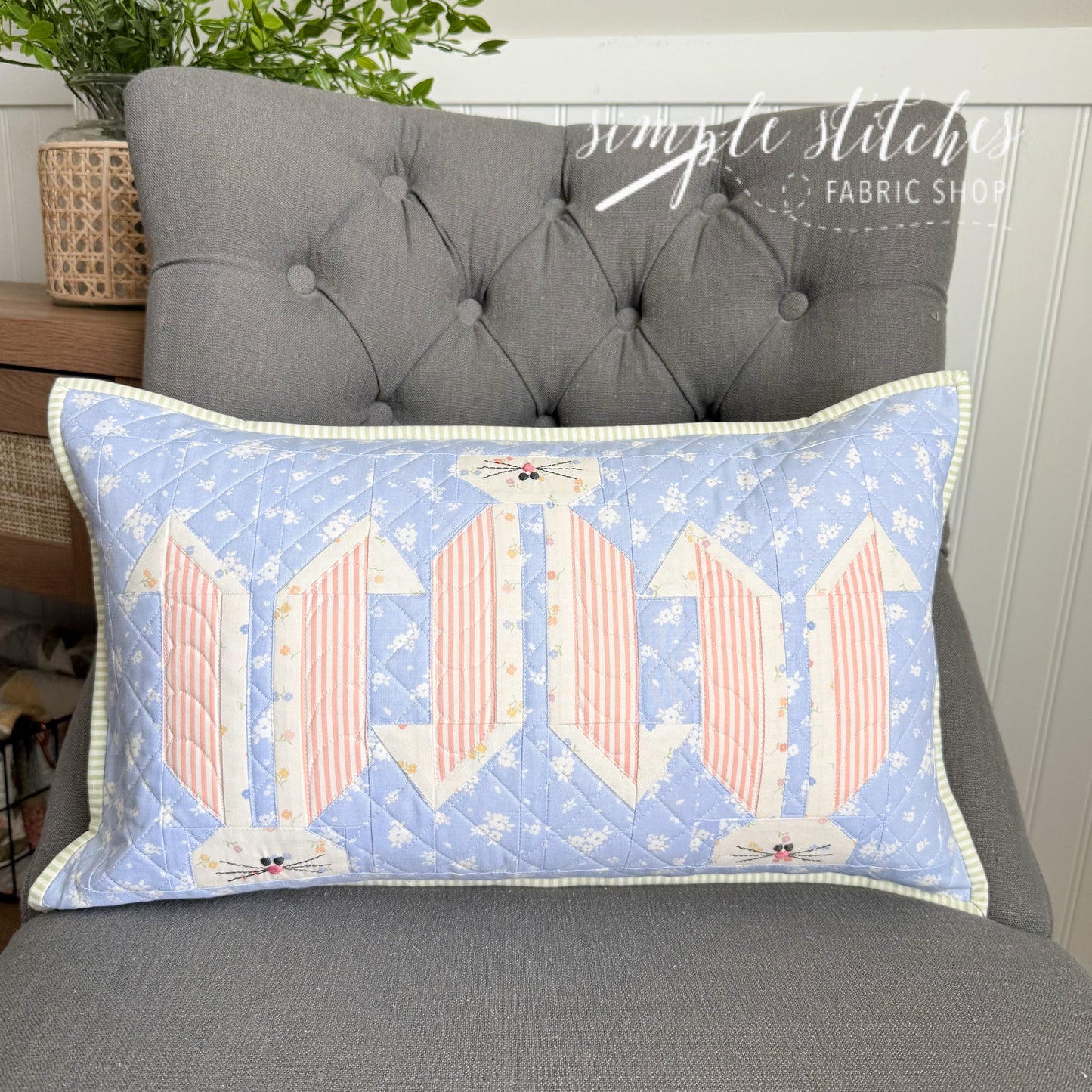 Garden Patch Bunny Pillow Pattern