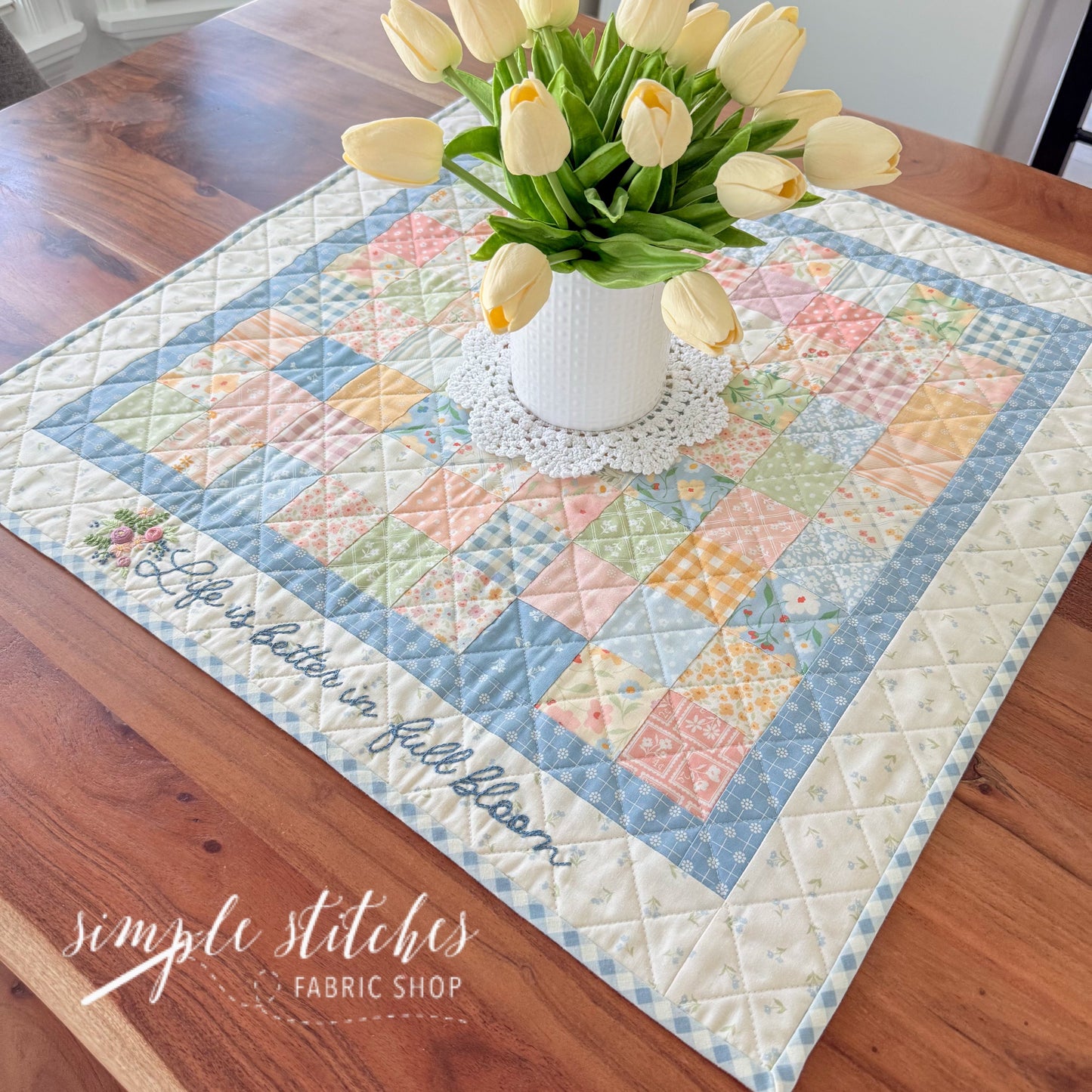 Life in Bloom Topper Pattern