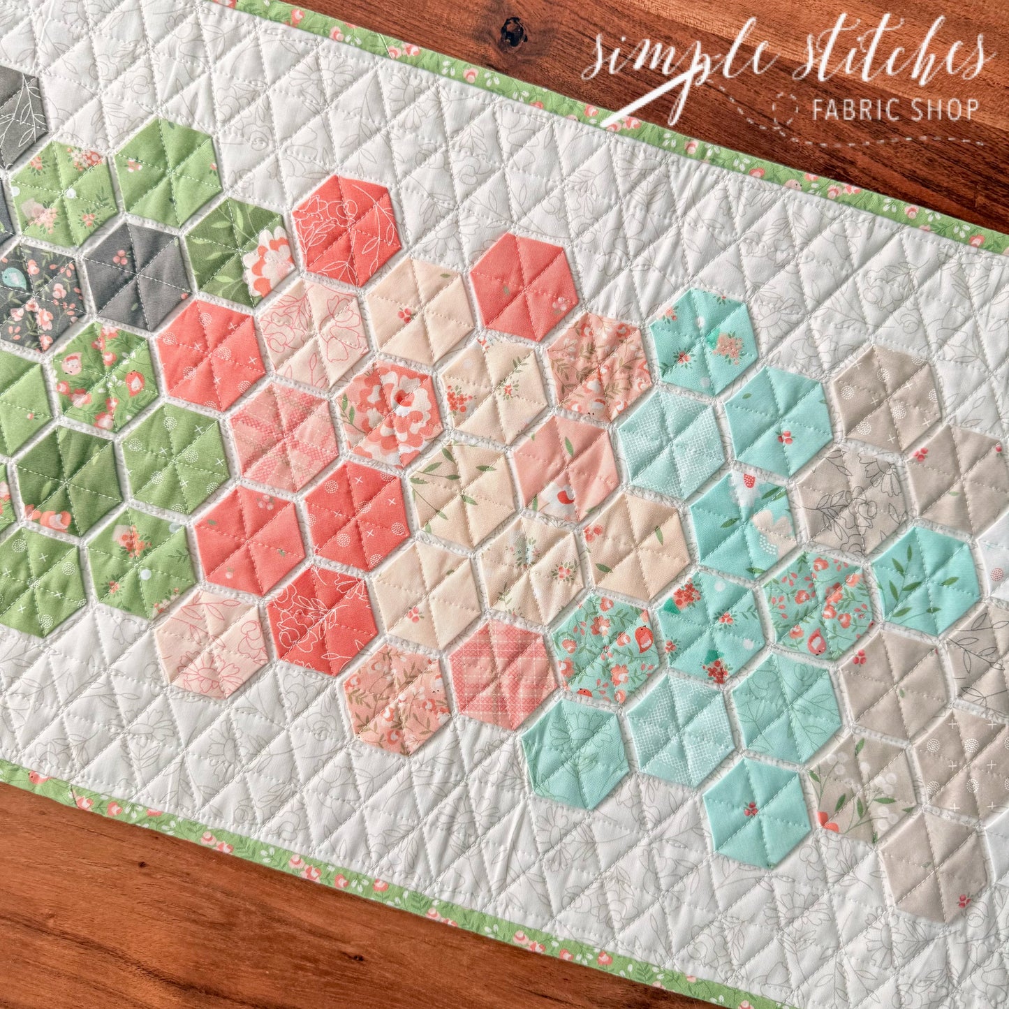 Hexie Charm Runner