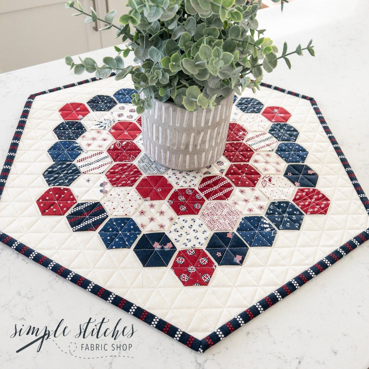 Hexie Topper Pattern
