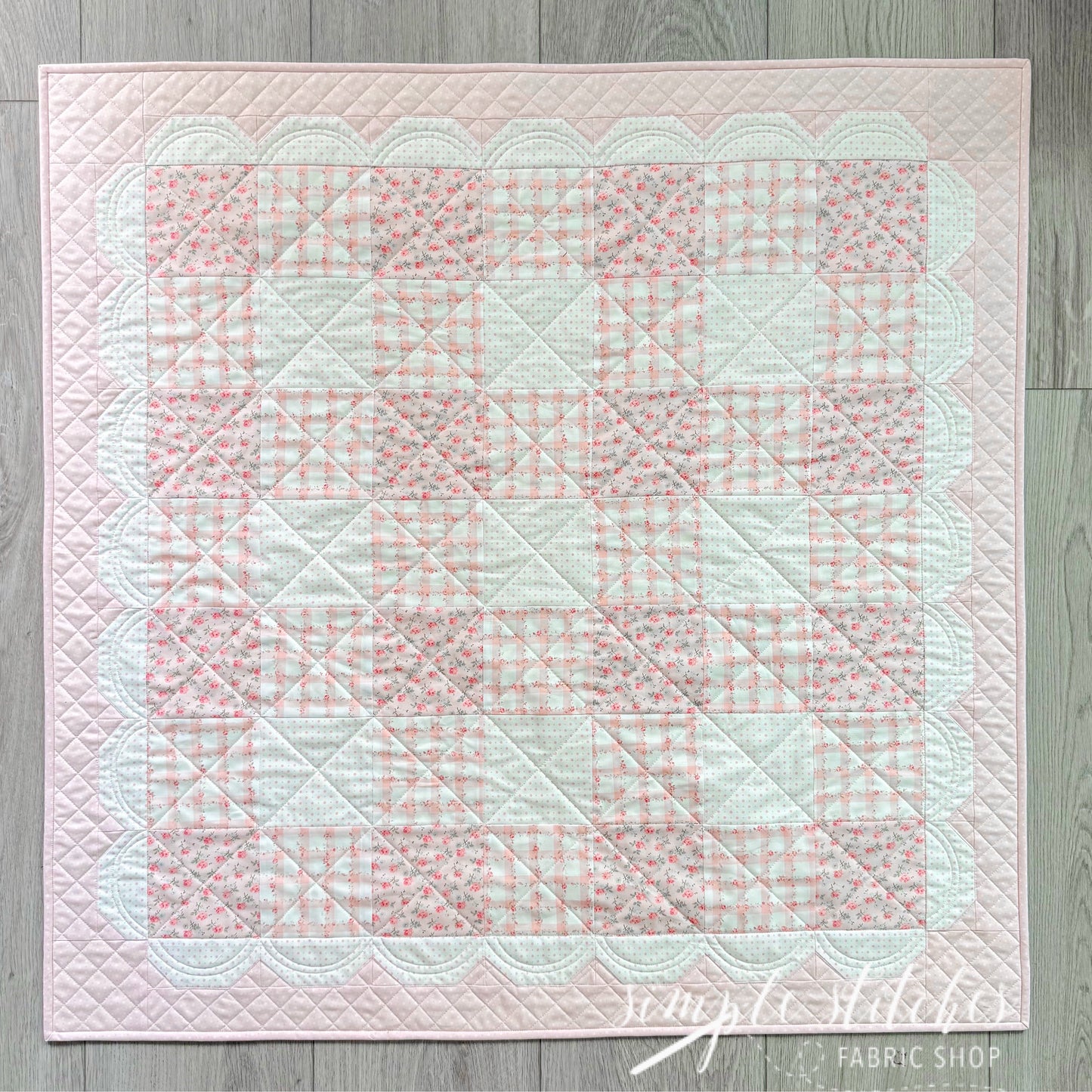 Scalloped Heirloom Topper/Quilt PDF Pattern