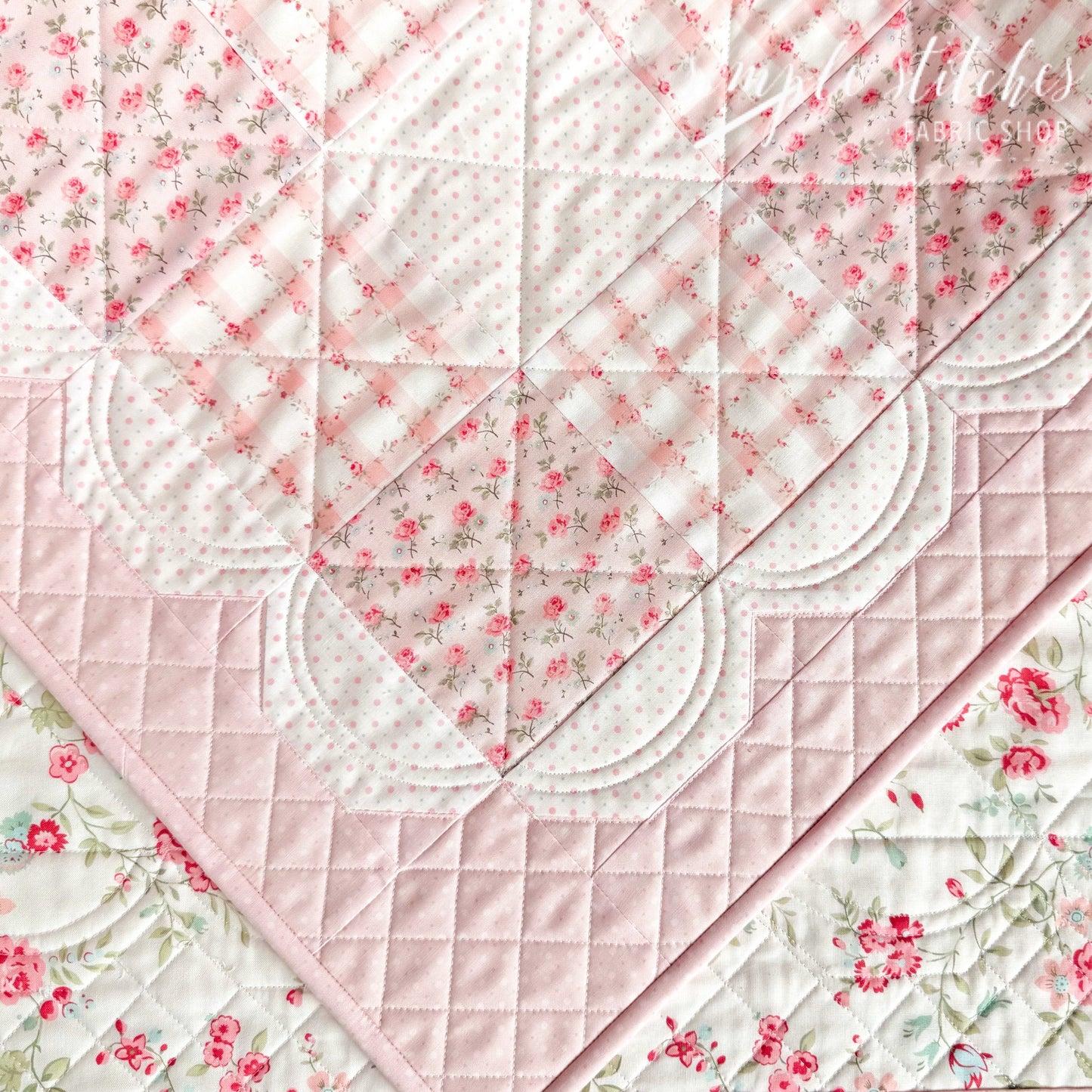 Scalloped Heirloom Topper/Quilt PDF Pattern