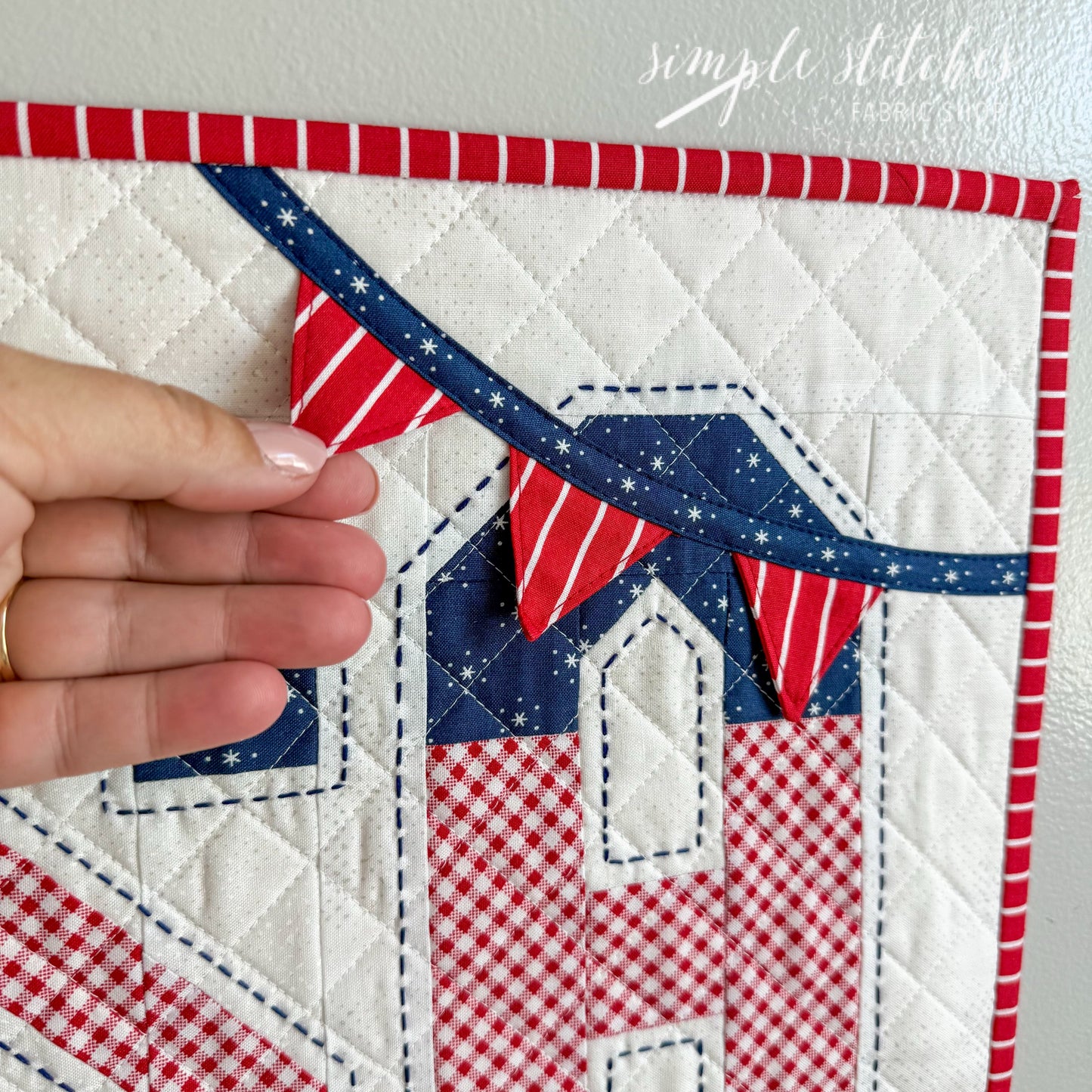 Vintage USA Pillow Pattern
