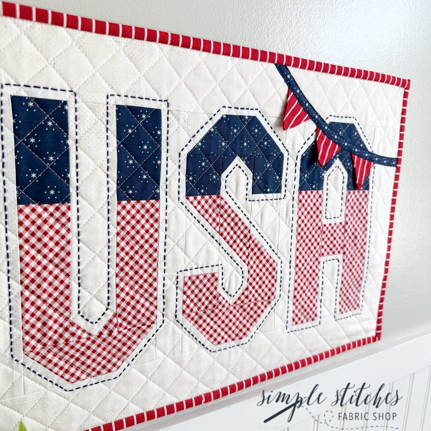 Vintage USA Pillow Pattern