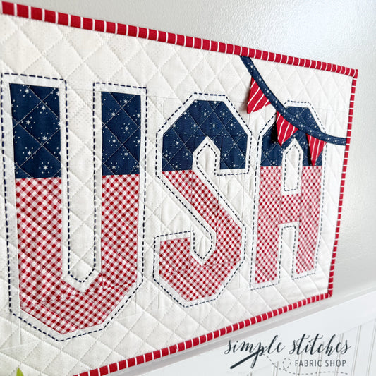 Vintage USA Pillow Pattern