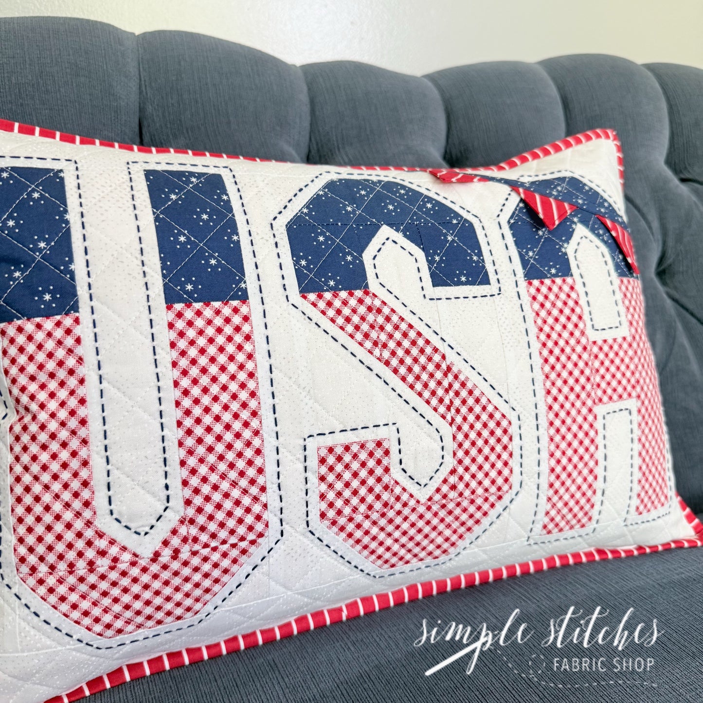 Vintage USA Pillow Pattern