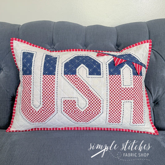 Vintage USA Pillow Pattern