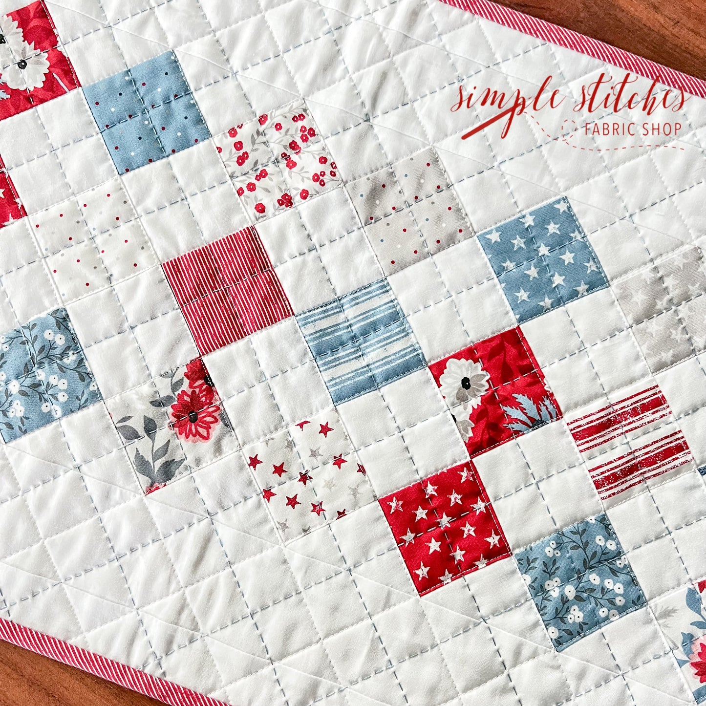 Checkers and StarsPattern