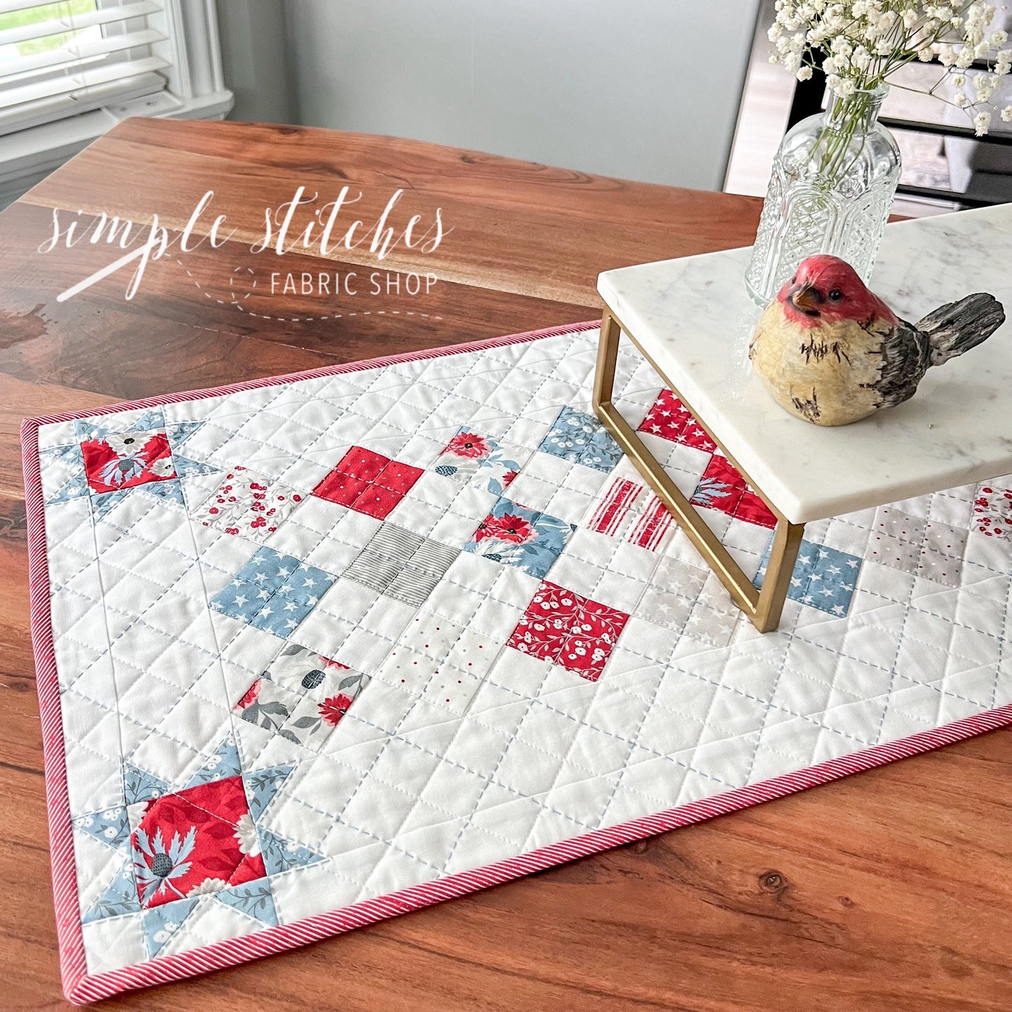 Checkers and StarsPattern