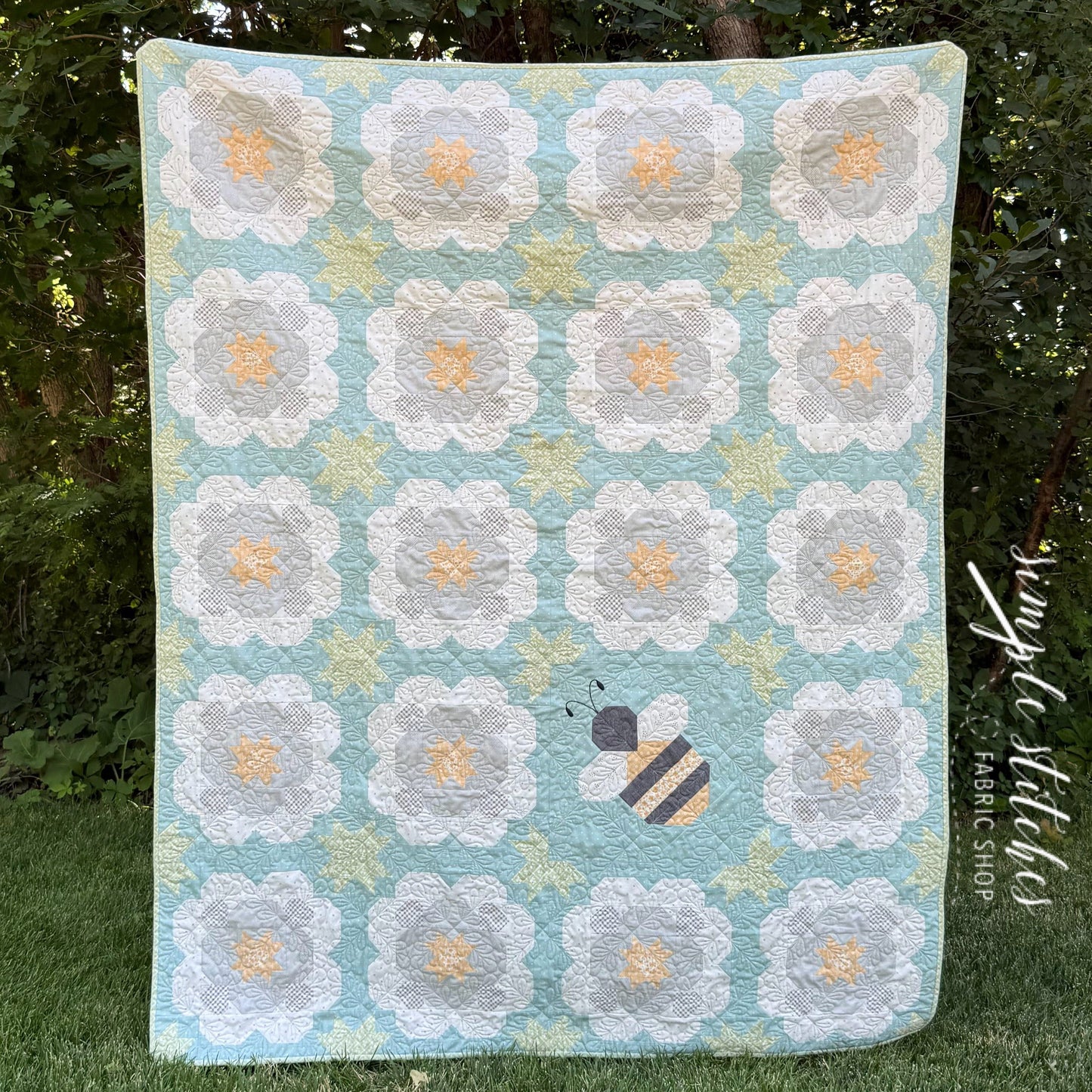 Starlit Daisies Quilt Pattern