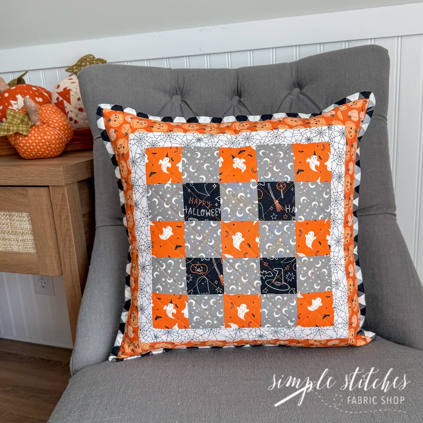 Seasonal Patchwork Pillow Pattern