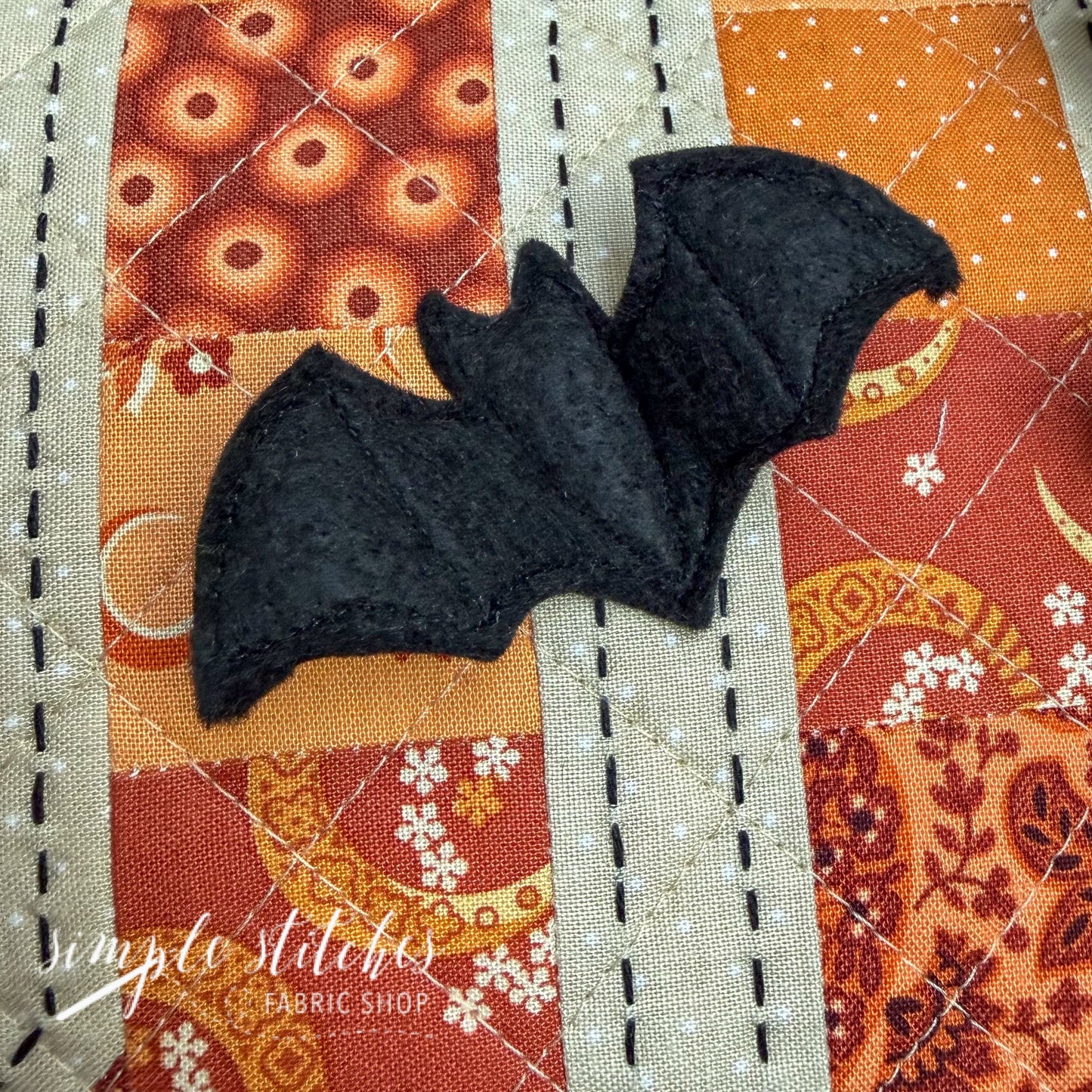 Bats & Boo Pillow