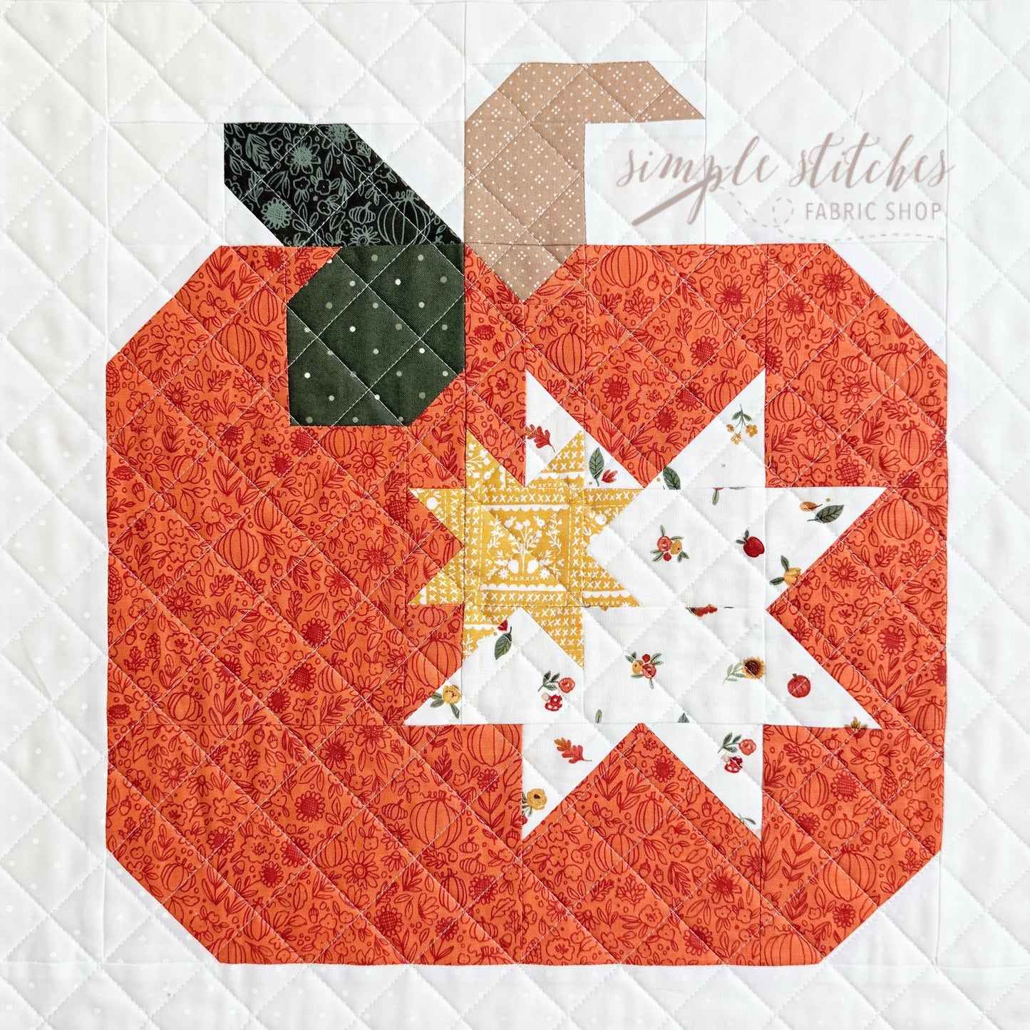 Pumpkin Fade Away Mini Quilt Pattern
