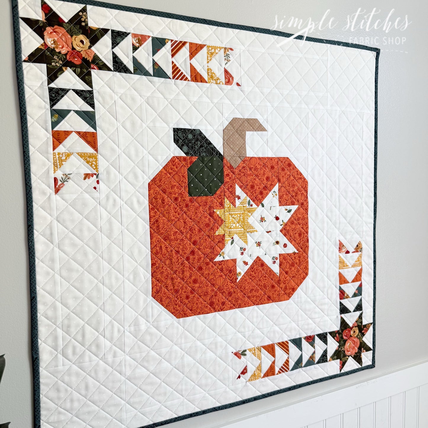 Pumpkin Fade Away Mini Quilt Pattern