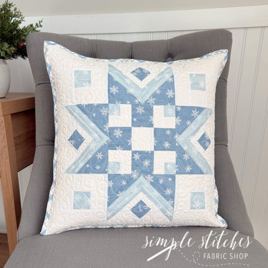 Winter Flurries Pillow Pattern
