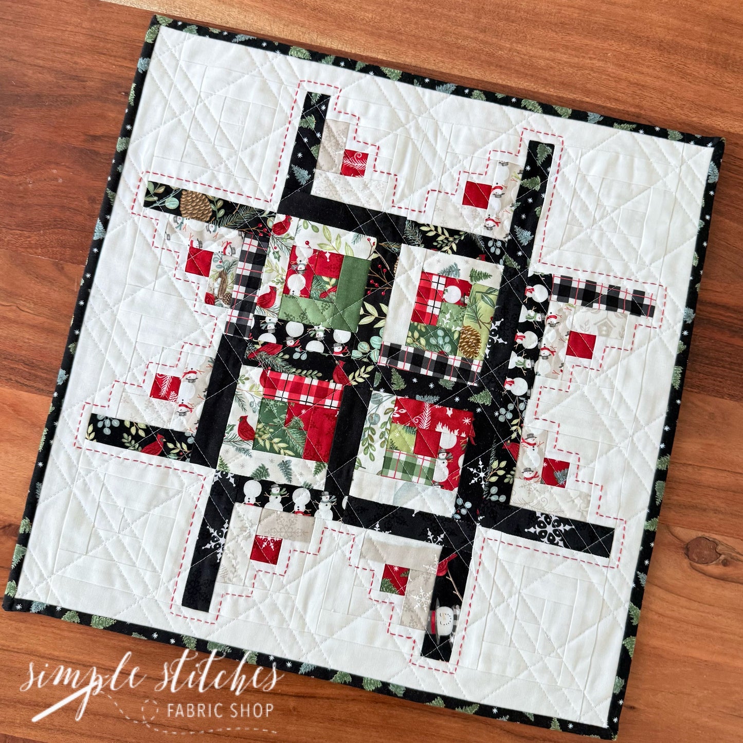 Log Cabin Mini Pattern