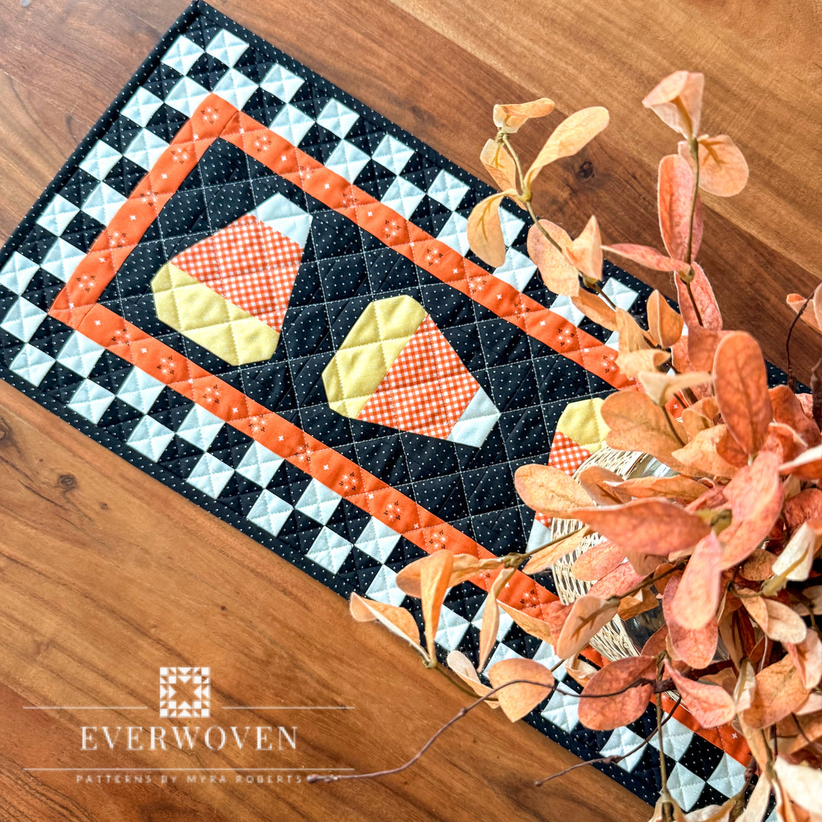 Candy Corn Season Runner & Pillow Pattern