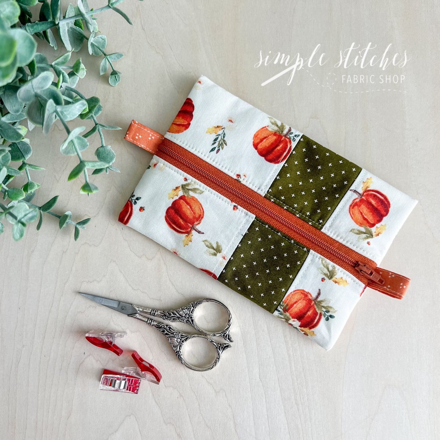 Flat Sack Notions Bag Pattern