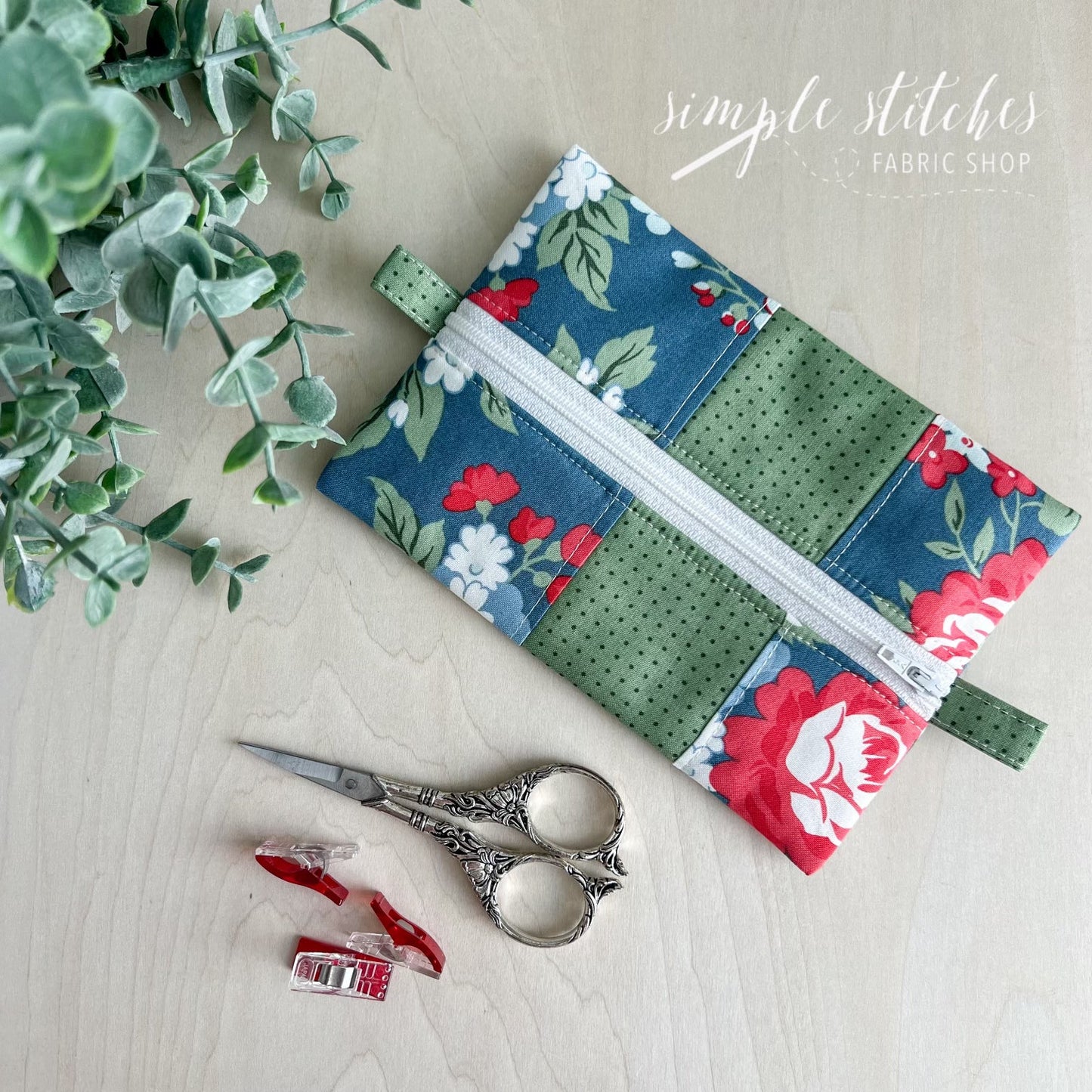 Flat Sack Notions Bag Pattern