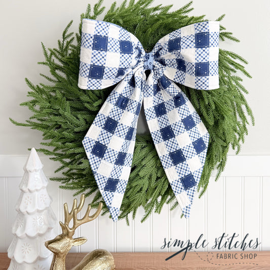 Vintage Charm Bow Pattern
