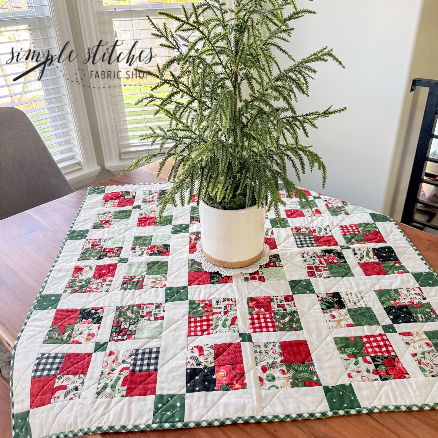 Farmhouse Four Square Quilt/Topper Pattern